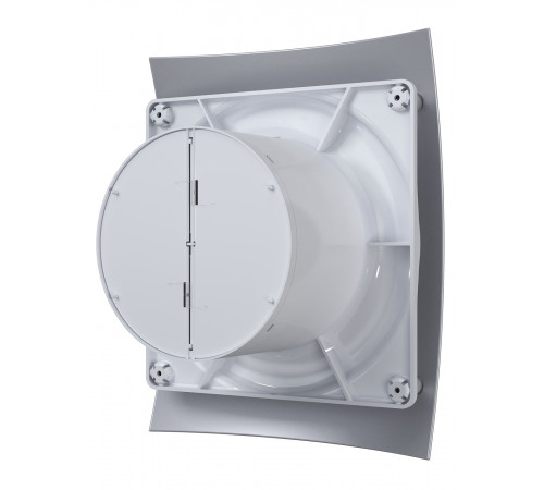 Вентилятор накладной BREEZE D125 обр.клапан Gray metal DICITI