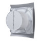 Вентилятор накладной BREEZE D125 обр.клапан Gray metal DICITI