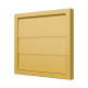 Выход стенной КФ фланец D150/160 жалюзи 190х190 ASA Beige ERA STREETLINE