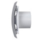 Вентилятор накладной BREEZE D125 обр.клапан Gray metal DICITI
