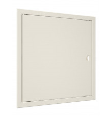 Люк ревизионный ЛР фланец 396х396  ручка 418х418 пластик Ivory EVECS