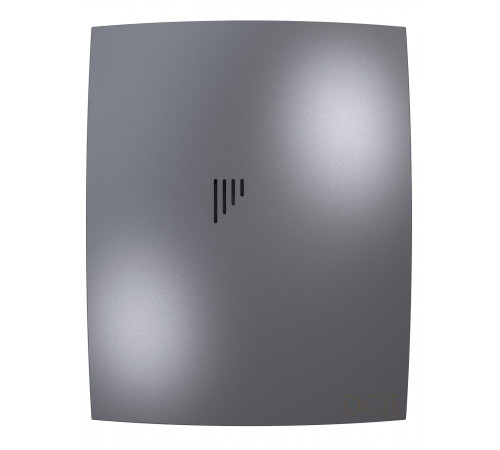Вентилятор накладной BREEZE D125 обр.клапан Dark gray metal DICITI