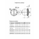 Анемостат DW мет.фланец D125 распорки D165 сосна ERA