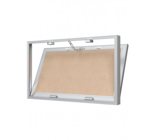 Люк ревизионный D Ceramo Base 500x300 скрыт.монтаж съемный алюминий EVECS