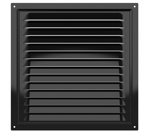 Решетка вентиляционная МЭ сетка 250х250 окраш.сталь Black ERA