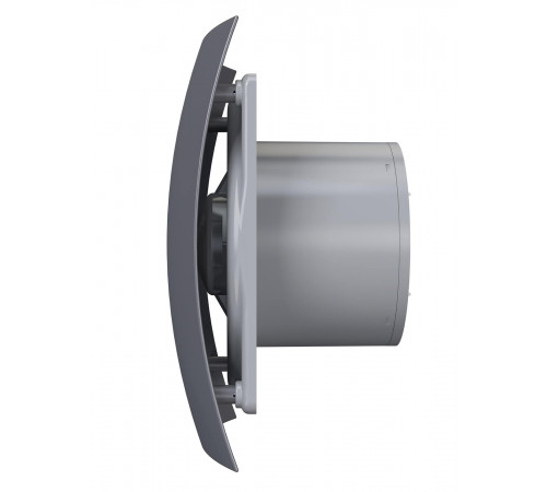 Вентилятор накладной BREEZE D125 обр.клапан Dark gray metal DICITI