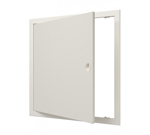 Люк ревизионный ЛР фланец 396х396  ручка 418х418 пластик Ivory EVECS
