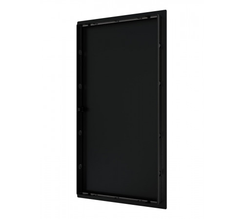 Люк ревизионный LN фланец 200х400 нажимной 223х423 пластик Black EVECS