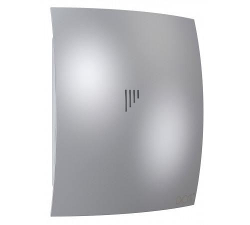 Вентилятор накладной BREEZE D125 обр.клапан Gray metal DICITI
