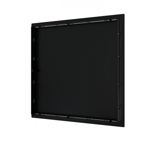 Люк ревизионный LN фланец 300х300 нажимной 327х327 пластик Black EVECS