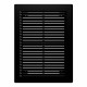 Решетка вентиляционная Р сетка разъемная 150х200 пластик Black ERA