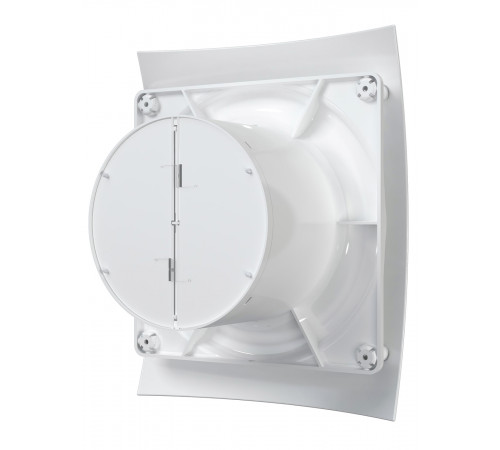 Вентилятор накладной BREEZE D125 обр.клапан Matt white DICITI
