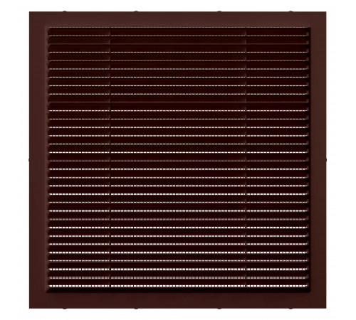 Решетка вентиляционная С сетка 280х280 пластик Brown ERA