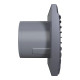 Вентилятор накладной SILENT D100 обр.клапан Dark gray metal DICITI