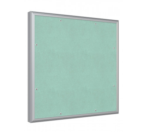 Люк ревизионный D Ceramo Base 500х500 скрыт.монтаж съемный алюминий EVECS