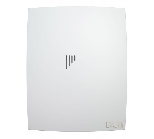 Вентилятор накладной BREEZE D125 обр.клапан Matt white DICITI