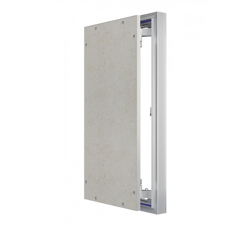 Люк ревизионный D Ceramo Optimum 300х600 скрыт.монтаж петля алюминий EVECS
