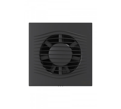 Вентилятор накладной SLIM D100 обр.клапан Dark gray metal DICITI
