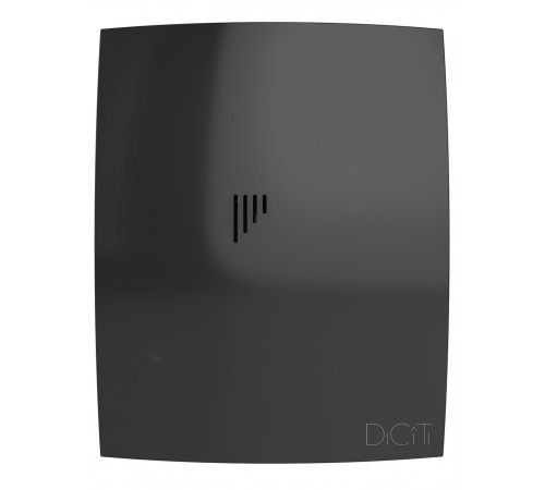 Вентилятор накладной BREEZE D125 обр.клапан Obsidian DICITI