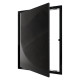 Люк ревизионный LN фланец 300х400 нажимной 327х427 пластик Black EVECS