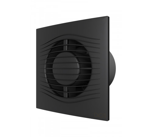 Вентилятор накладной SLIM D100 обр.клапан Dark gray metal DICITI