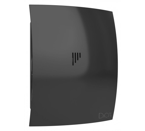 Вентилятор накладной BREEZE D125 обр.клапан Obsidian DICITI