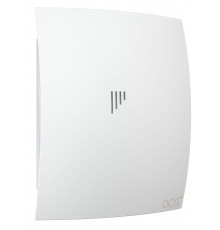 Вентилятор накладной BREEZE D125 обр.клапан Matt white DICITI