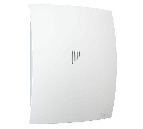 Вентилятор накладной BREEZE D125 обр.клапан Matt white DICITI