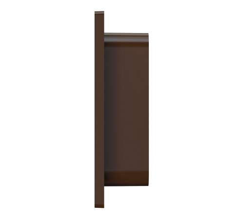 Решетка вентиляционная ДП фланец 420х73 переточная 450х91 пластик Brown ERA