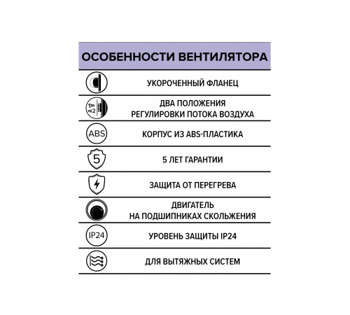 Вентилятор накладной DISC D100 ERA