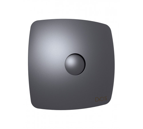 Вентилятор накладной RIO D100 обр.клапан Dark gray metal DICITI