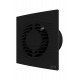 Вентилятор накладной SLIM D100 обр.клапан Matt black DICITI