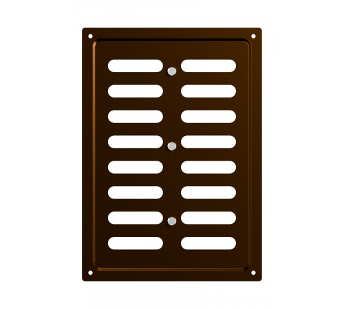 Решетка вентиляционная MER регулируемая 170х240 окраш.сталь Metallic brown ERA