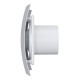 Вентилятор накладной BREEZE D100 обр.клапан Gray metal DICITI