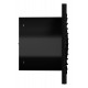 Вентилятор накладной SLIM D100 обр.клапан Matt black DICITI