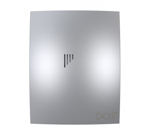 Вентилятор накладной BREEZE D100 обр.клапан Gray metal DICITI
