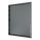 Люк ревизионный LN фланец 300х400 нажимной 327х427 пластик Gray EVECS