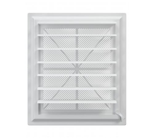 Решетка вентиляционная AIRVENT регулируемая жалюзи 349х399 пластик ERA