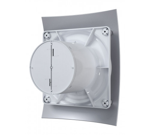 Вентилятор накладной BREEZE D100 обр.клапан Gray metal DICITI