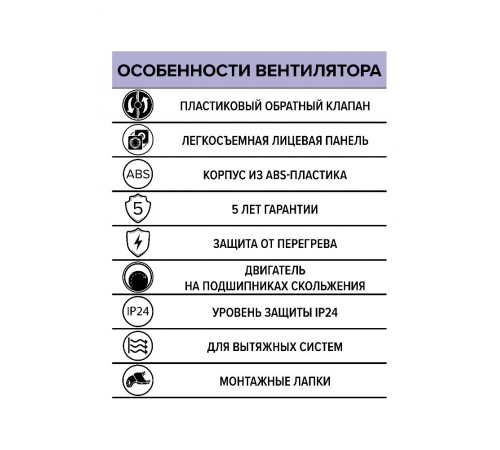 Вентилятор накладной WIND D120 обр.клапан ERA