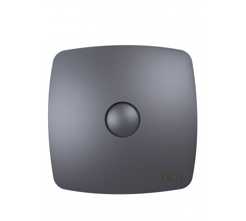 Вентилятор накладной RIO D100 обр.клапан Dark gray metal DICITI
