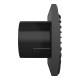 Вентилятор накладной SILENT D100 обр.клапан Matt black DICITI