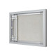 Люк ревизионный D Ceramo Optimum 500х400 скрыт.монтаж петля алюминий EVECS