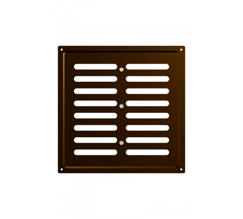 Решетка вентиляционная MER регулируемая 250х250 окраш.сталь Metallic brown ERA