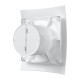 Вентилятор накладной BREEZE D100 обр.клапан Matt white DICITI