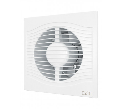 Вентилятор накладной SLIM D125 обр.клапан DICITI