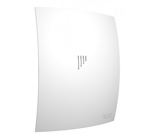 Вентилятор накладной BREEZE D100 обр.клапан Matt white DICITI