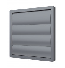 Выход стенной КФ фланец D400 жалюзи 456х456 ASA Gray ERA STREETLINE