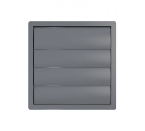 Выход стенной КФ фланец D355 жалюзи 410x410 ASA Gray ERA STREETLINE