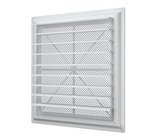 Решетка вентиляционная AIRVENT регулируемая жалюзи 452х483 пластик ERA